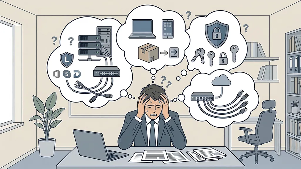 IT管理に悩む担当者