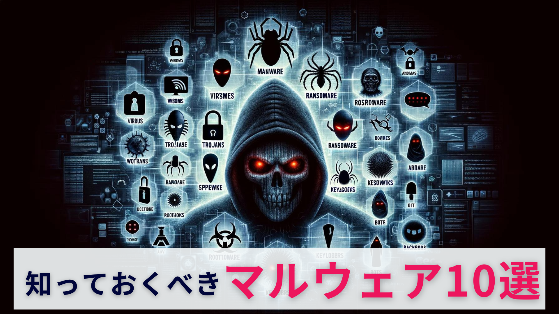 知っておくべきマルウェアの種類10選!特徴や対策を解説